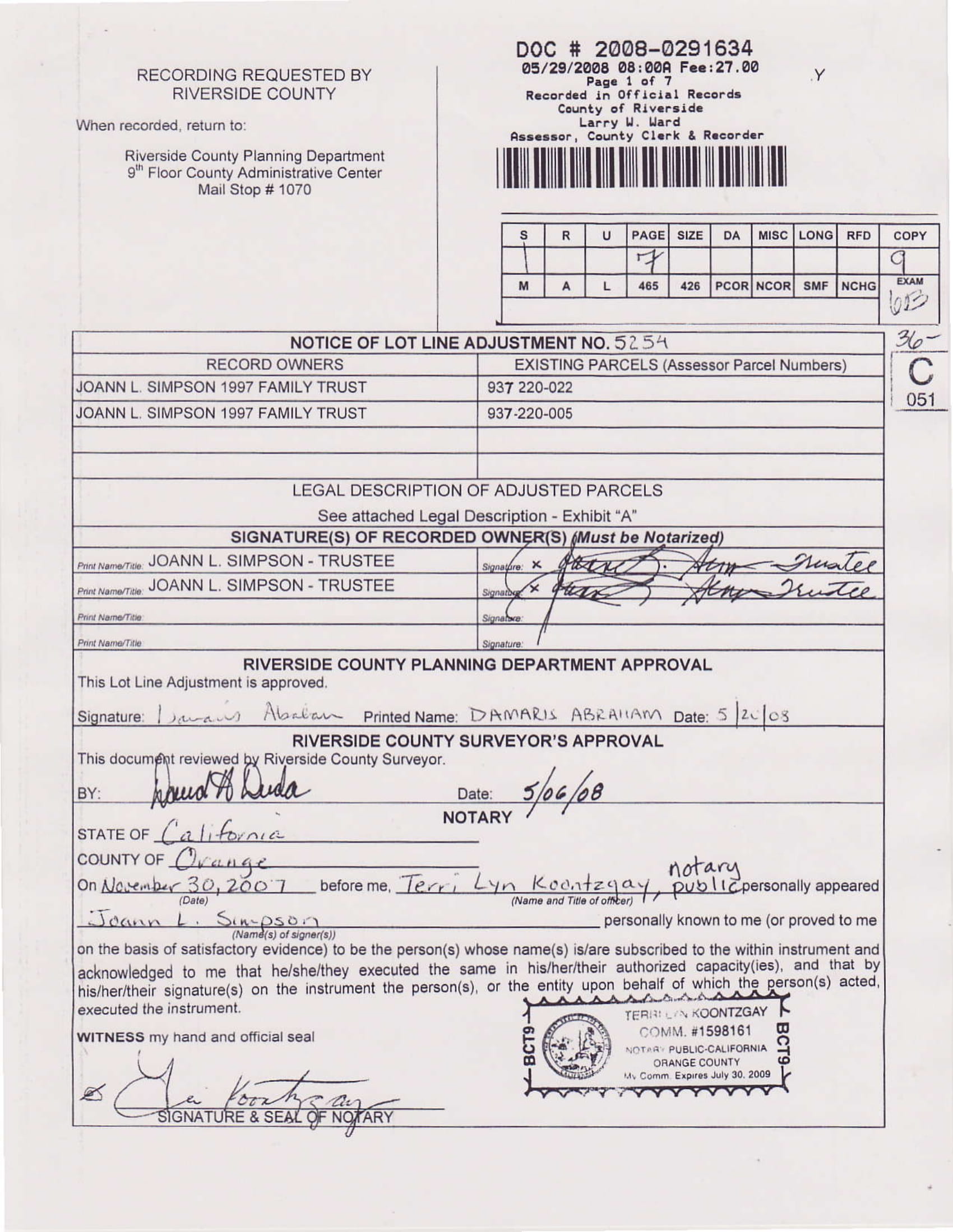 Legal Documents & Mapping | LCF Surveying Inc.